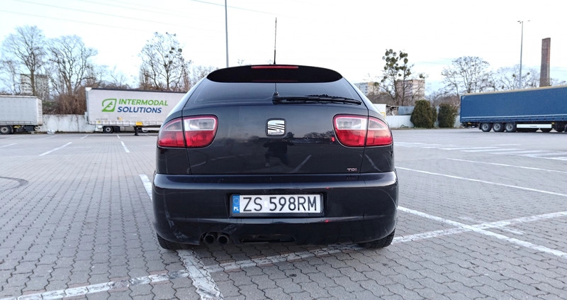 Seat Leon cena 8500 przebieg: 297000, rok produkcji 2004 z Szczecin małe 121